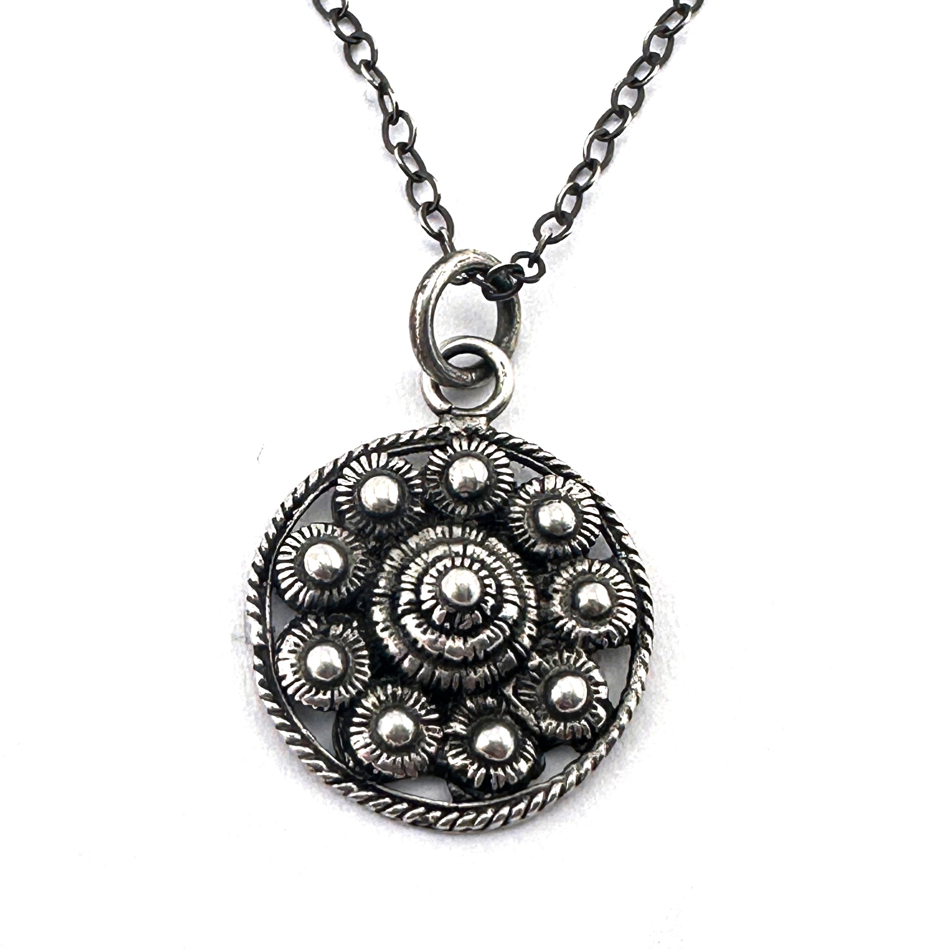 Zeeuwse Knop Dutch Button Necklace - SILVER (custom made