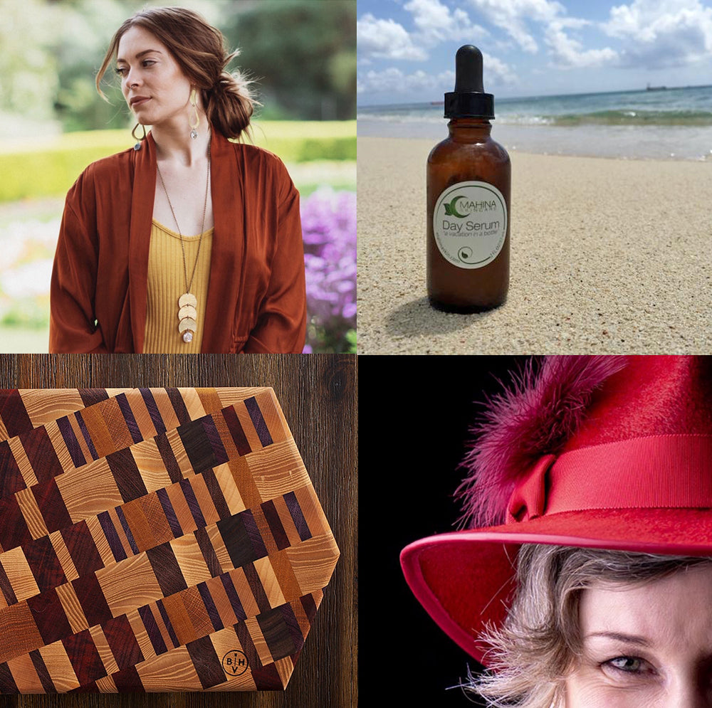 Holiday Pop-Up: Handmade Jewelry, Bespoke Hats, Natural Skin Care & Woodworks!