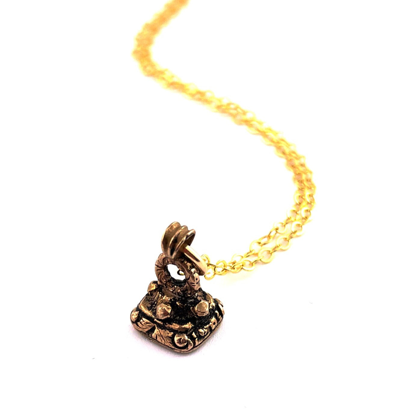 
                  
                    French DOVE Wax Seal Necklace - Bronze
                  
                