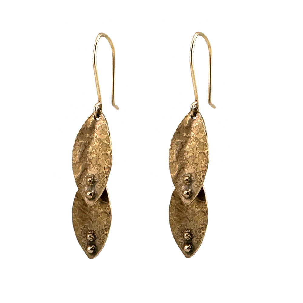 PETAL Earrings Midi - Bronze