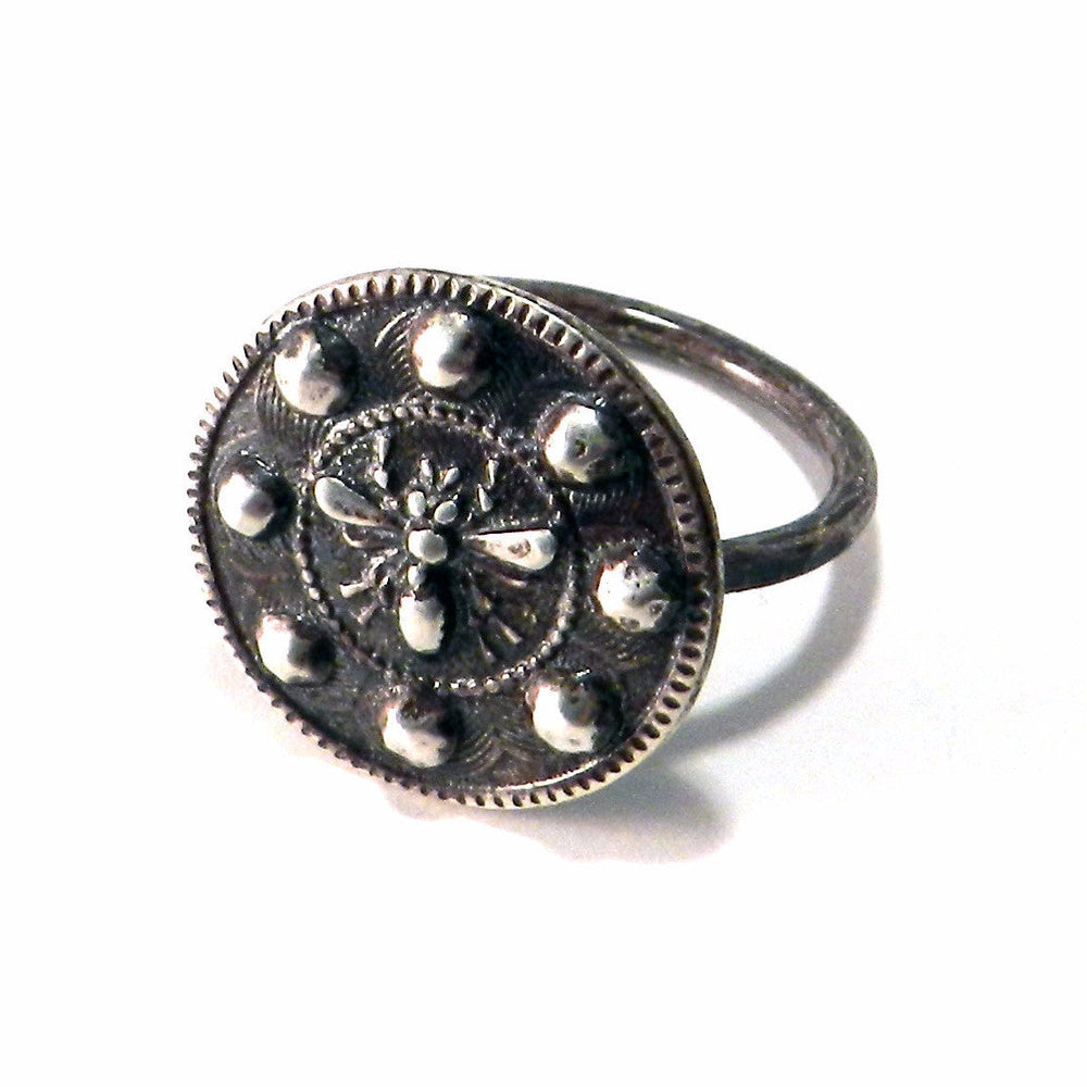 QUEEN BEE Midi Ring - SILVER size 5