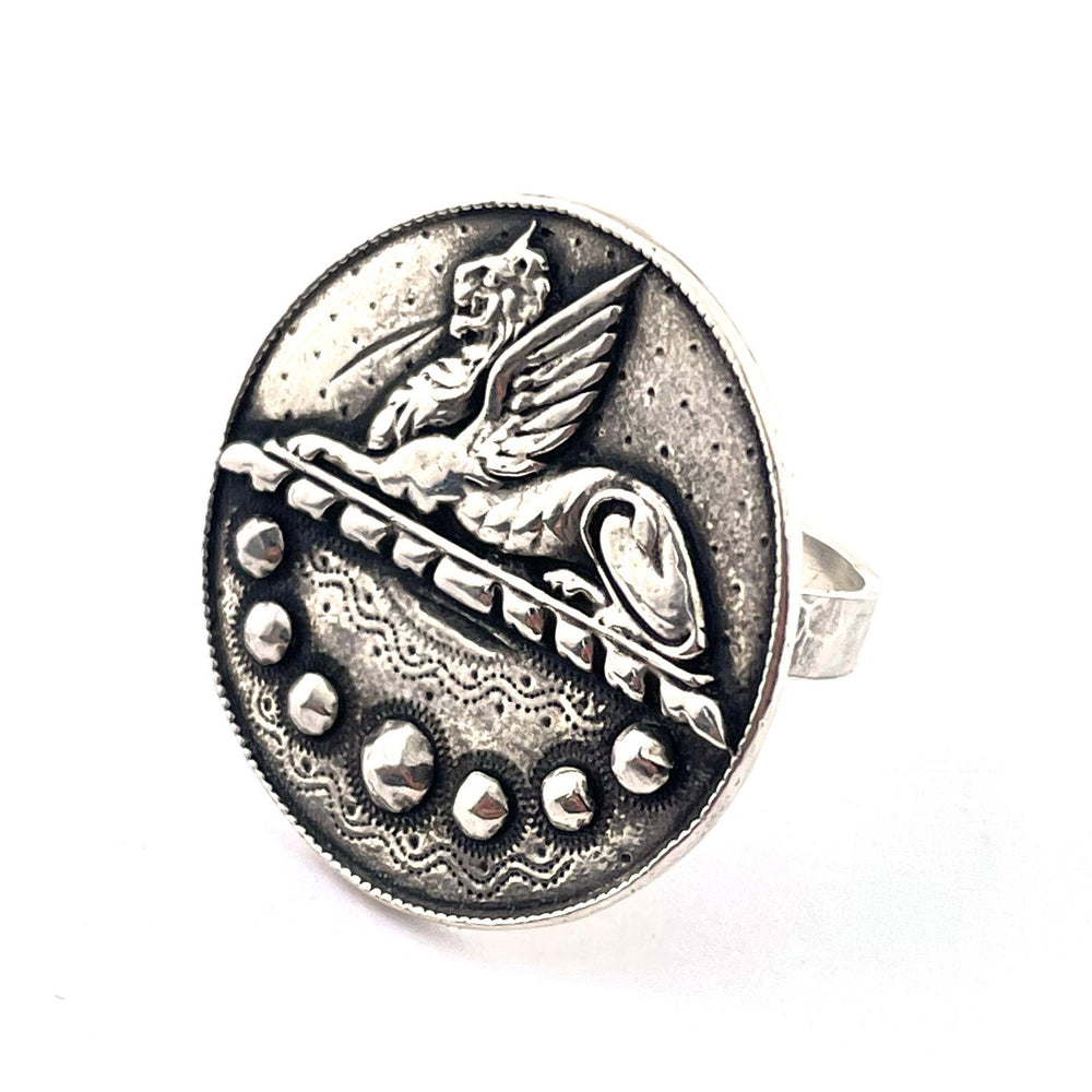 MYTHIC Ring - Silver - Size 10