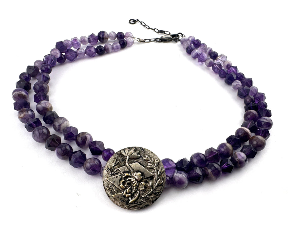 
                  
                    Paris Botanica Amethyst Victorian Button Choker
                  
                