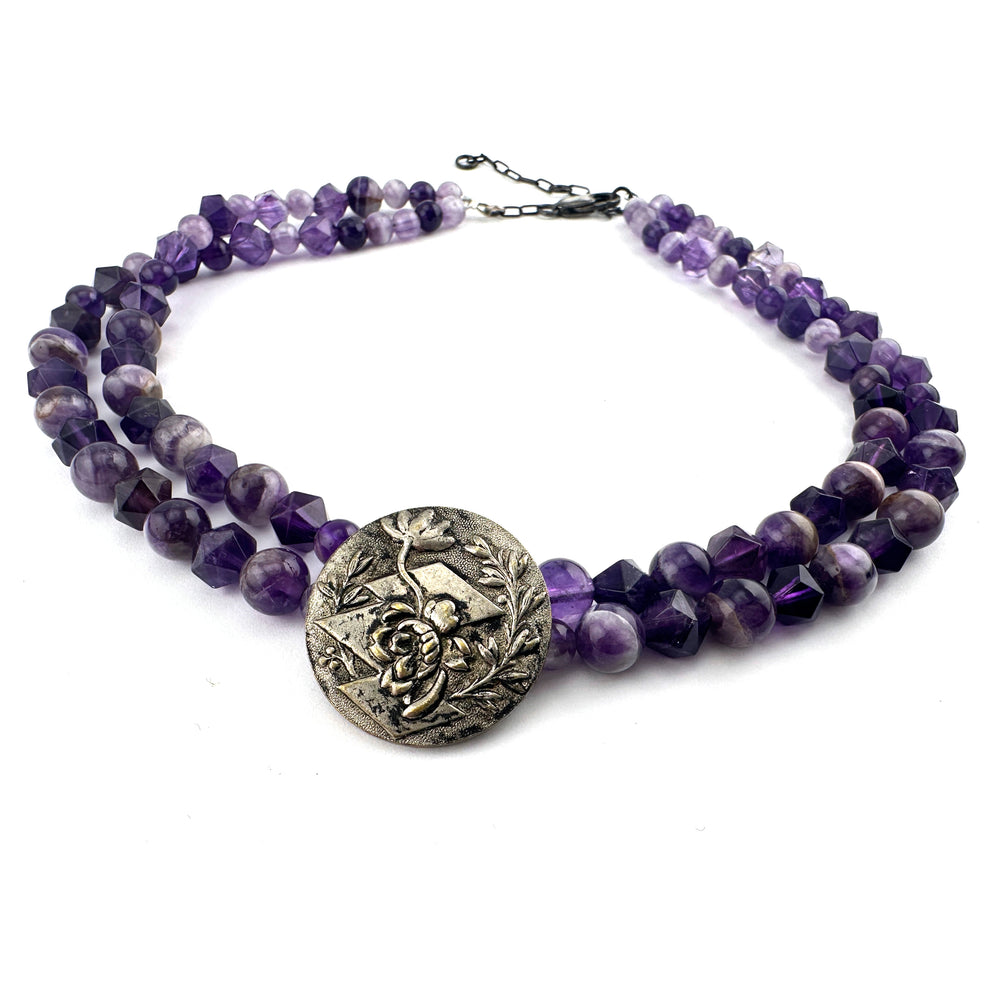 Paris Botanica Amethyst Victorian Button Choker