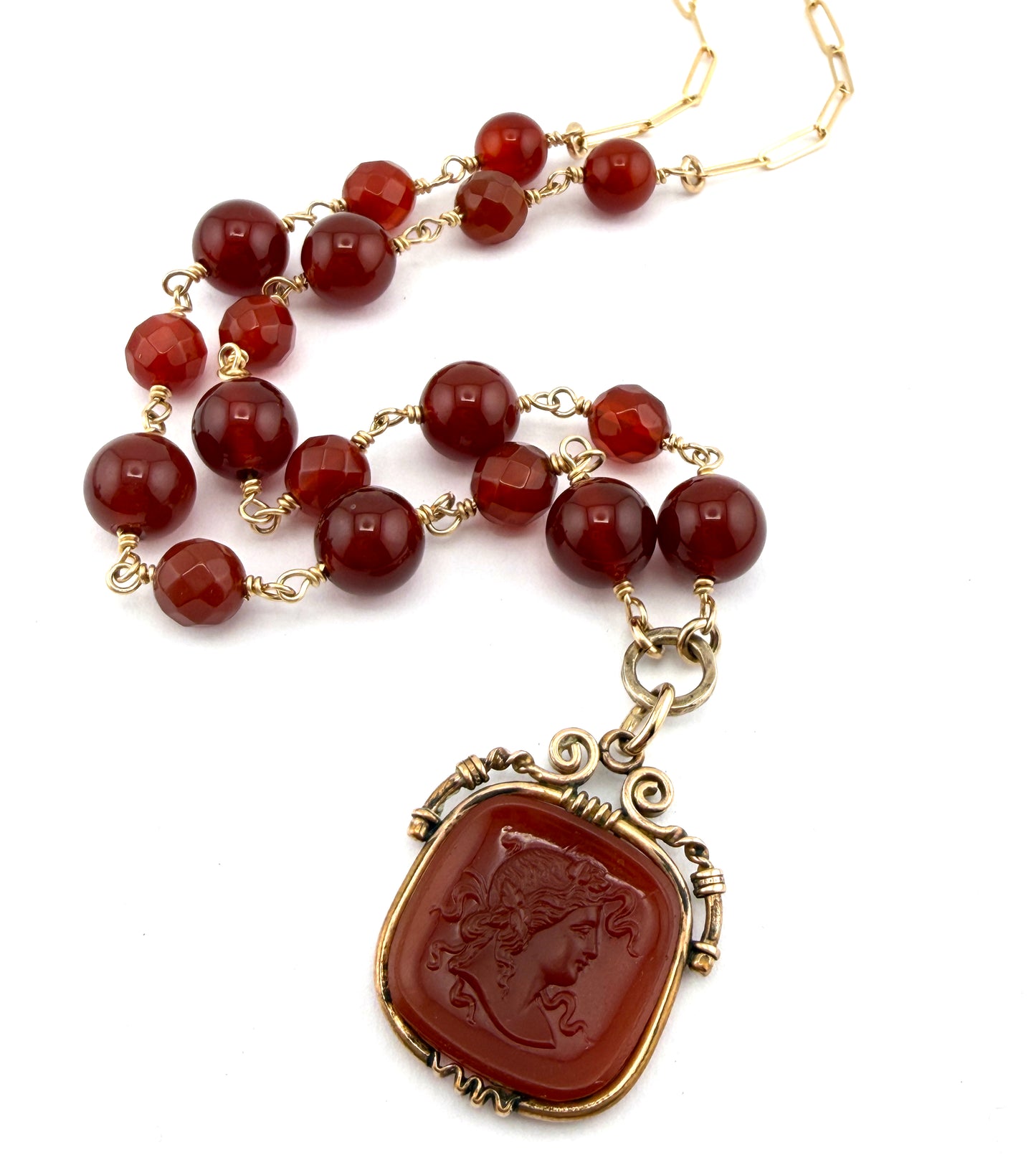 
                  
                    Harvest Goddess Intaglio Necklace
                  
                