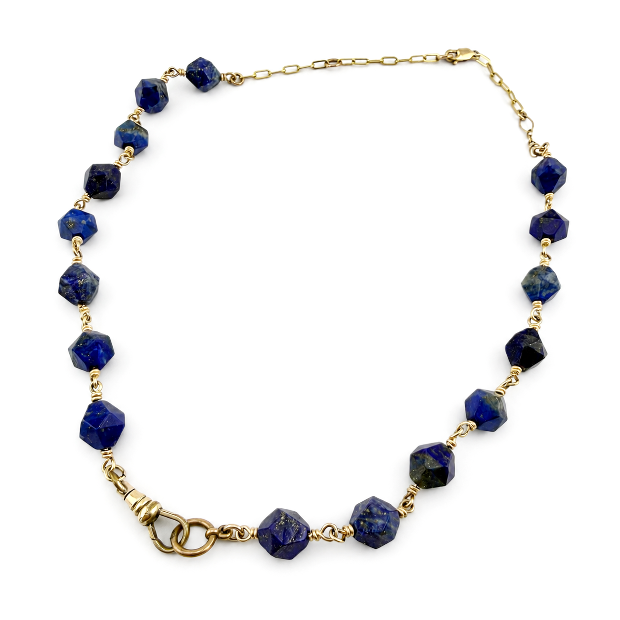 
                  
                    Collector's Charm Keeper Necklace: Lapis Lazuli on Gold-Filled Chain
                  
                