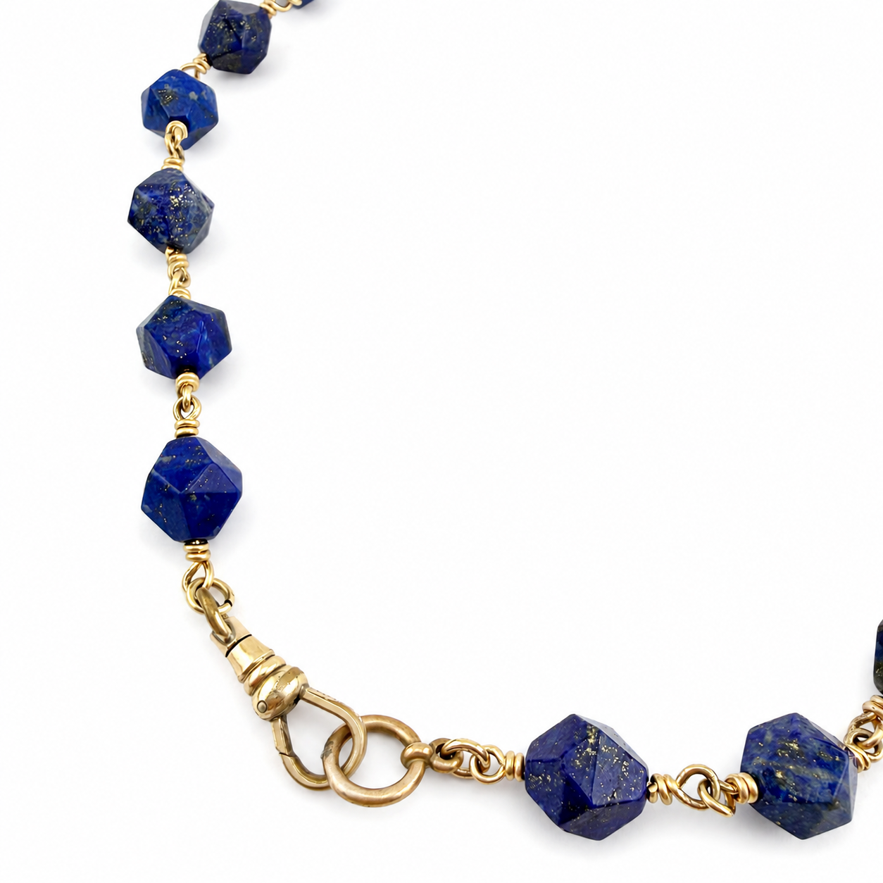 
                  
                    Collector's Charm Keeper Necklace: Lapis Lazuli on Gold-Filled Chain
                  
                