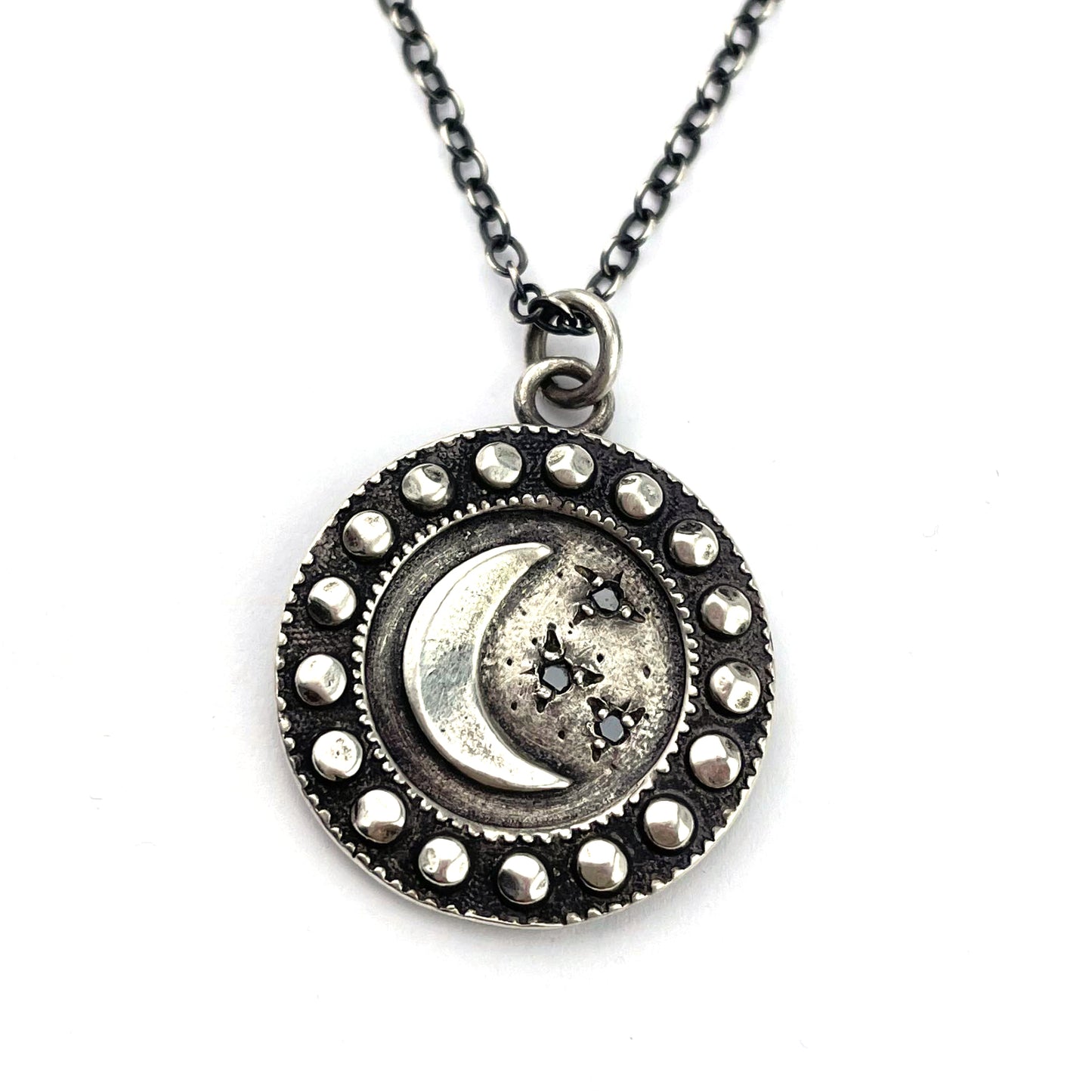 
                  
                    MOTHER MOON Necklace - Silver
                  
                