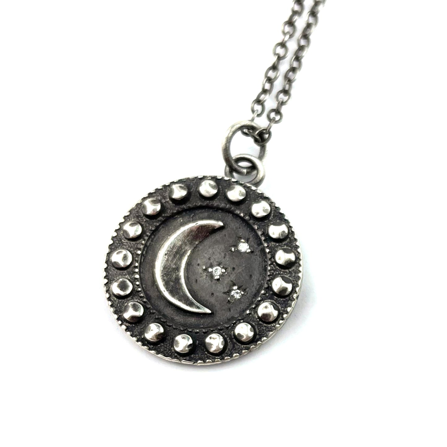 
                  
                    MOTHER MOON Necklace - Silver
                  
                