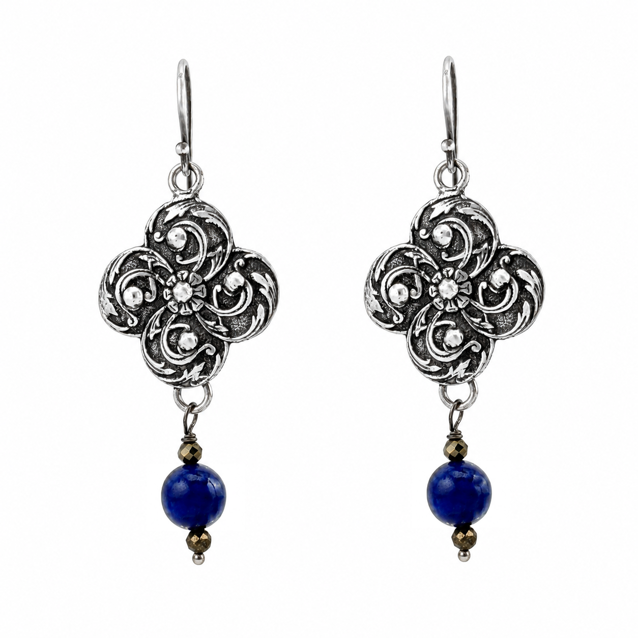 
                  
                    Gateway Earrings in Silver with Lapis Lazuli
                  
                