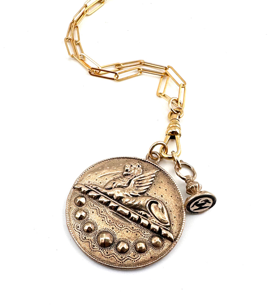 
                  
                    MYTHIC Lovebirds Necklace Set - Bronze
                  
                