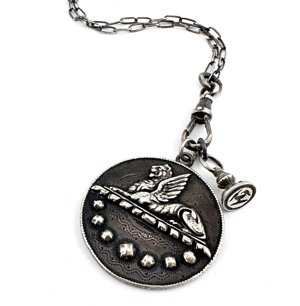 MYTHIC Lovebirds Necklace Set - Silver