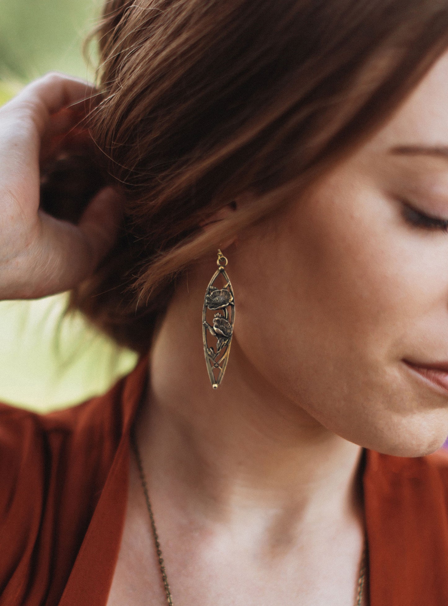 
                  
                    CALIFORNIA POPPY Earrings - Gold
                  
                