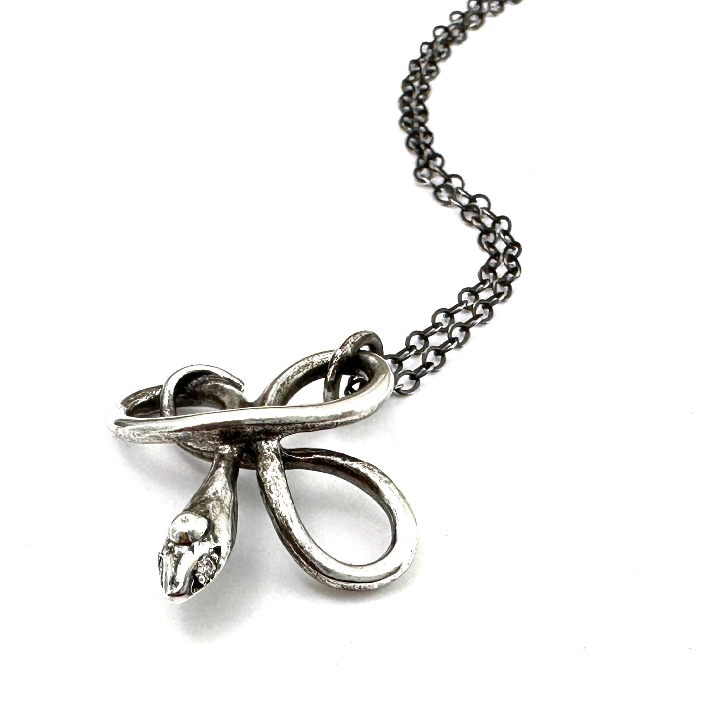 
                  
                    Serpent Necklace - Silver
                  
                