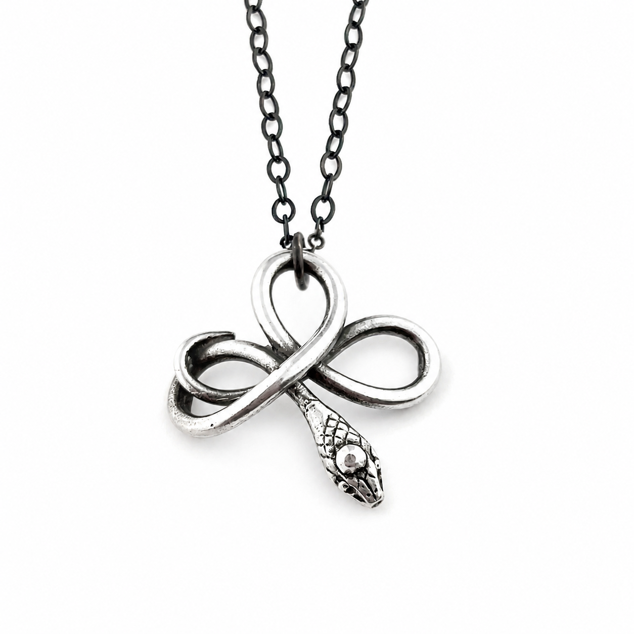 
                  
                    Serpent Necklace - Silver
                  
                