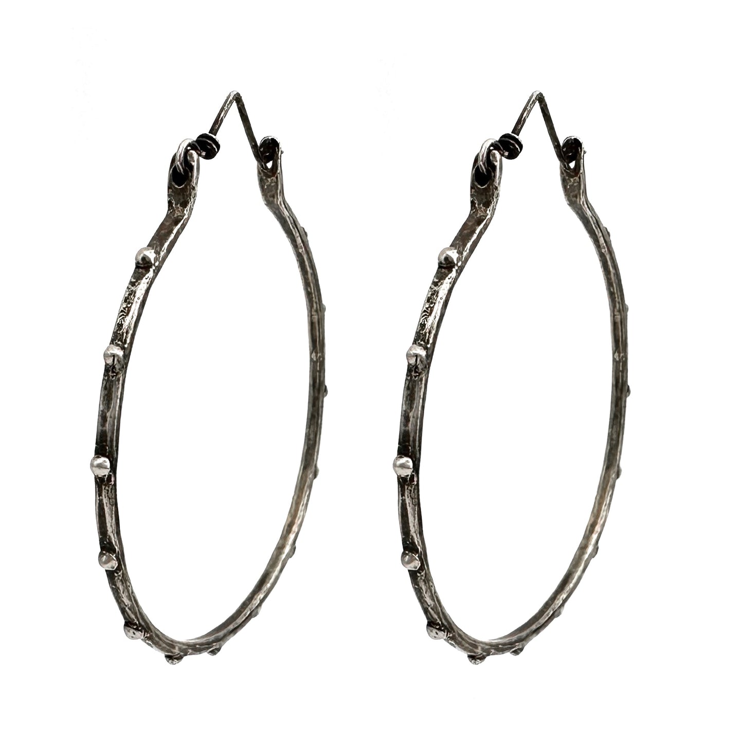 
                  
                    Statement RIVETED Statement Hoops - Silver
                  
                