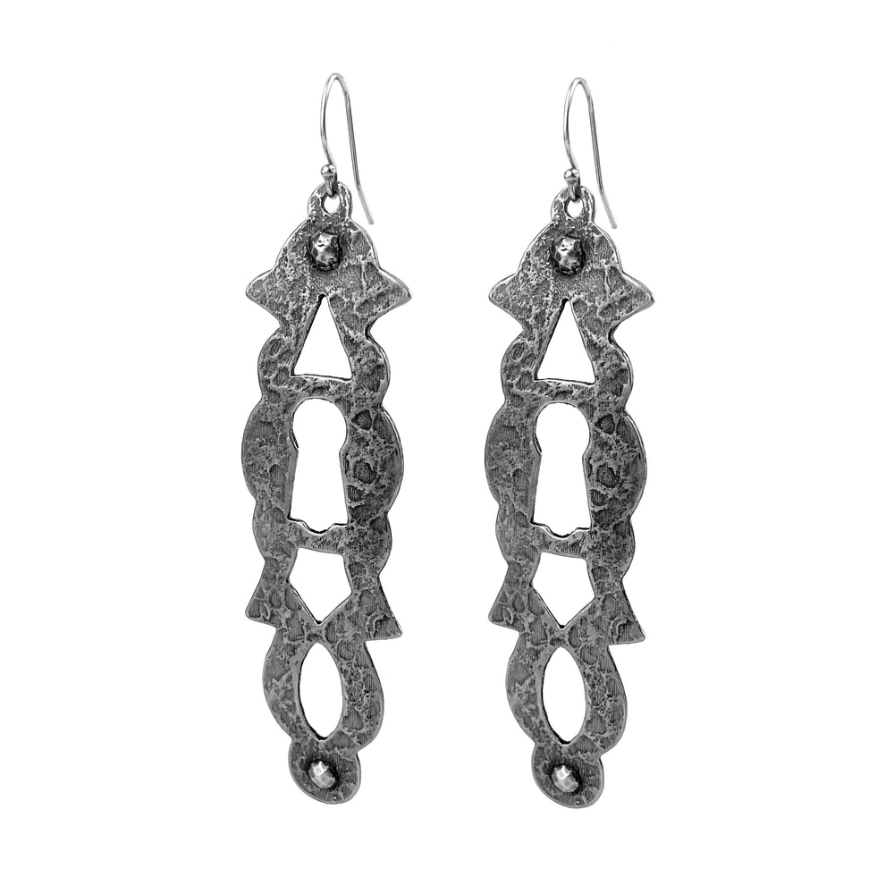 KEYHOLE Earrings - Silver