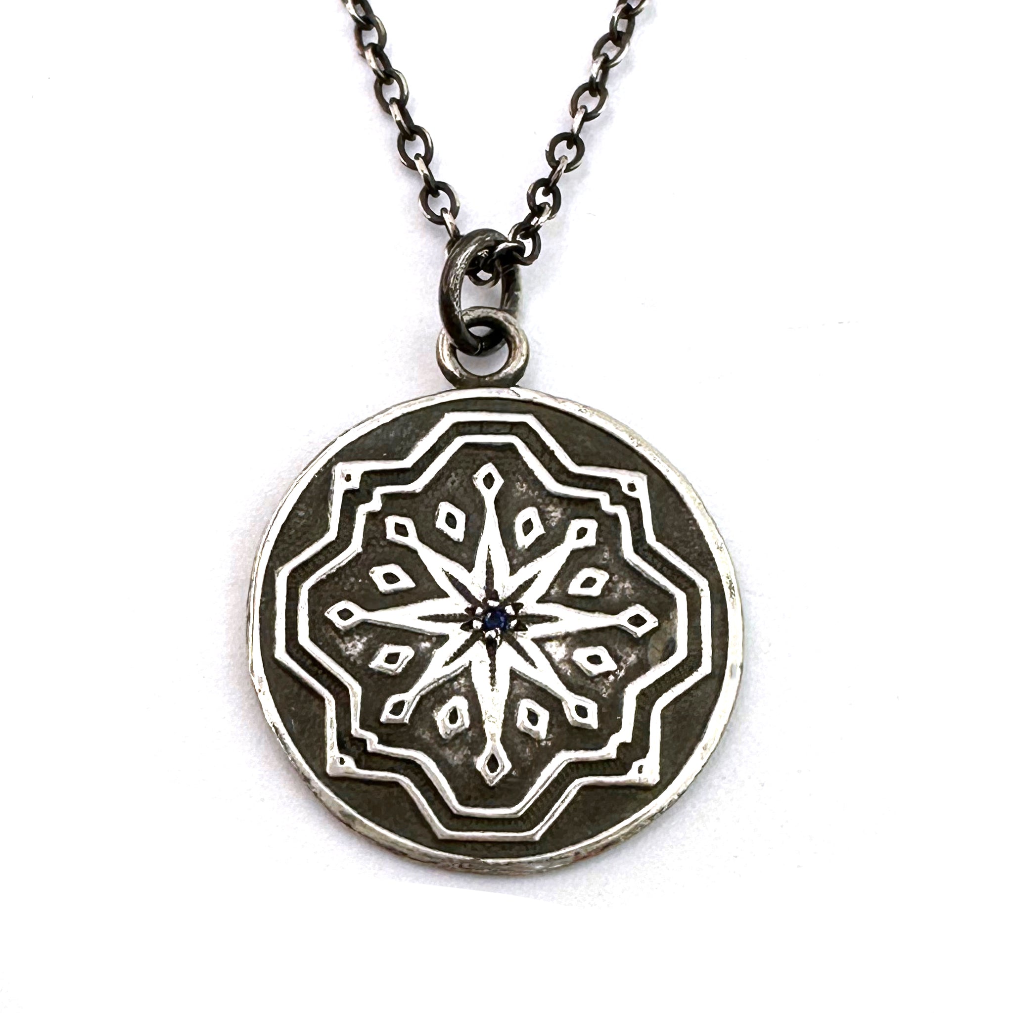 Modern Vintage Storytelling Jewelry Compass Rose Design Jewelry