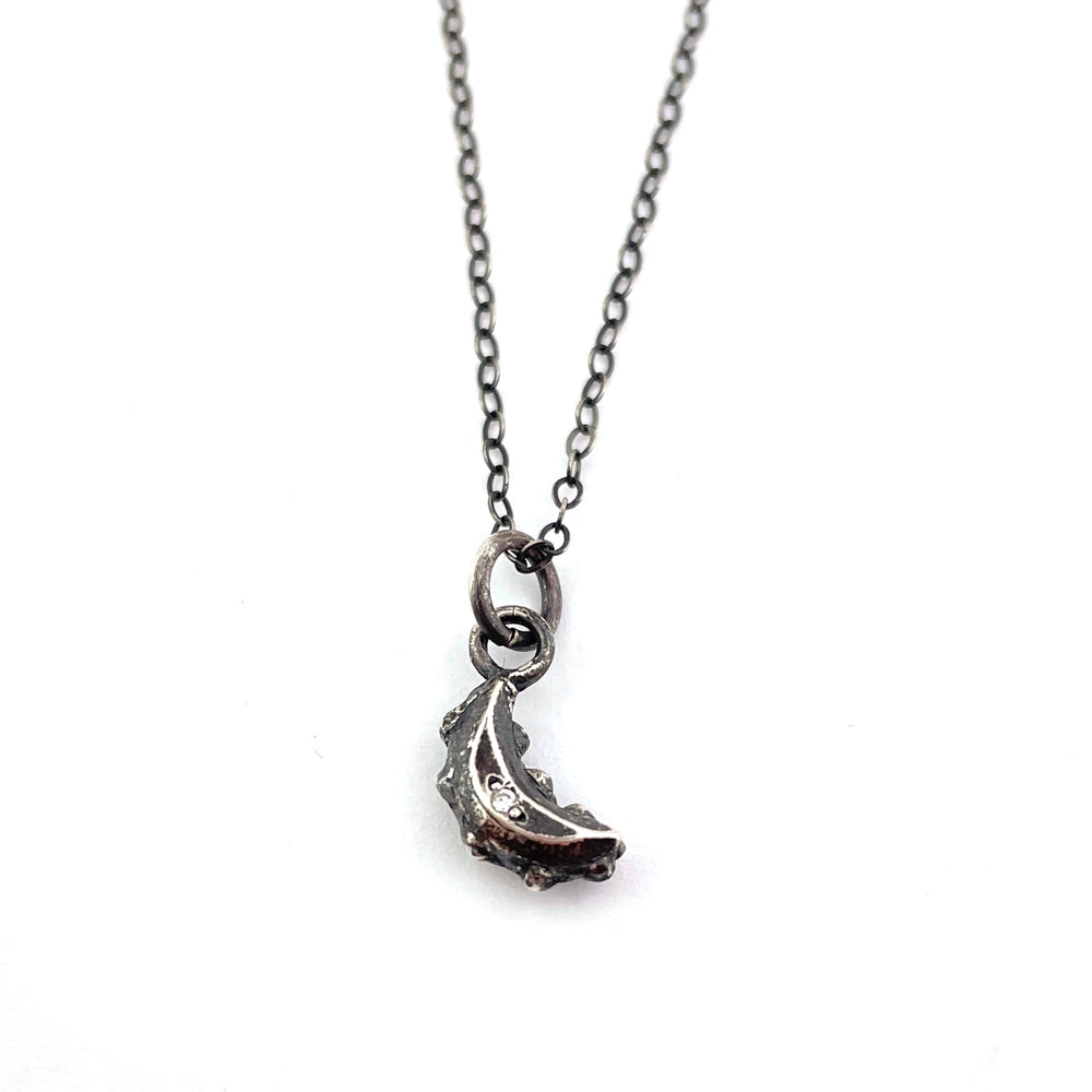 
                  
                    Petite CRESCENT MOON Necklace - Silver
                  
                